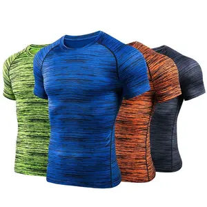 New design arrival 100% polyester quick dry fabric fitness yoga t shirt for man