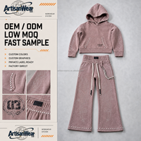 Ensemble sweat à capuche et pantalon large pour homme personnalisé avec motif graphique en ligne de cristaux et détails rivetés OEM ODM