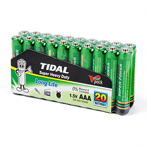 Pilas de Zinc-Carbono AAA con Logotipo Personalizado, 1.5V, Pilas Secas para Linternas, Controles Remotos, Juguetes, <span class=keywords><strong>Compra</strong></span> al por Mayor Económica - Product Image 1