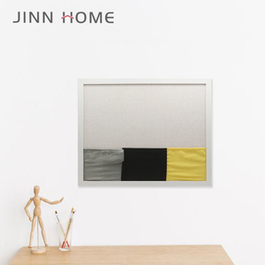 Jinn Home all'ingrosso su misura in <span class=keywords><strong>legno</strong></span> di grandi dimensioni bianco rapporto settimanale di scrittura lettera lavagna cornice per foto appesa al muro - Product Image 6