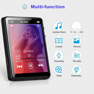 Lecteur MP3 MP4 portable avec écran tactile de 2,8 pouces, lecteur de musique sans fil avec radio FM, lecteur de livres électroniques, appareil audio pour étudiants, pour le sport - Product Image 5