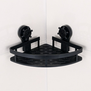 Mensola Angolare Moderna in Plastica per <span class=keywords><strong>Bagno</strong></span>, <span class=keywords><strong>Porta</strong></span> <span class=keywords><strong>Asciugamani</strong></span> Senza Foratura, Installazione con <span class=keywords><strong>Ventosa</strong></span> in Acciaio Inox - Product Image 1