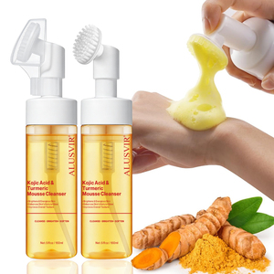 Limpiador Facial Líquido Espumoso Coreano con Cúrcuma, Caléndula y Ácido Kójico, Antiacné, Productos <span class=keywords><strong>para</strong></span> el Cuidado de <span class=keywords><strong>la</strong></span> Piel del Rostro - Product Image 1