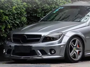 StarNav สำหรับ Mercedes Benz C Class W204 C63 AMG ปี 2009 2010 2011 กระจังหน้ารถยนต์แบบ Facelift  อะไหล่เปลี่ยนกระจังหน้า  ชุดแต่งกระจังหน้า - Product Image 2