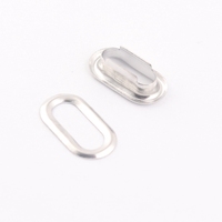Œillet et œilleton ovales en laiton de 10 mm pour accessoires de sangle en cuir
