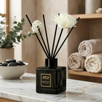 Bâtonnets diffuseurs de parfum en rotin naturel, bâtonnets décoratifs en rotin pour la maison, diffuseur d'huiles essentielles aromatiques en rotin