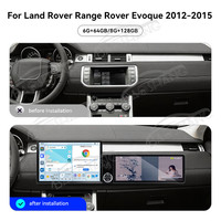 Pantalla Táctil Android Baoshang 13.1+12.3 para Land Rover Range Rover Evoque 2012-2015, Reproductor de Video, Radio, GPS, Navegación