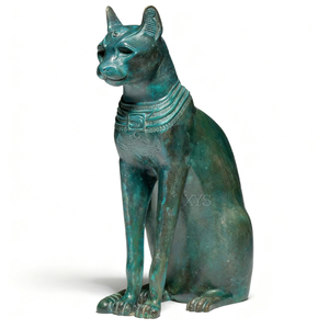 <span class=keywords><strong>Bronze</strong></span> égyptien pour figurine gravée, sculpture artisanale, œuvre d'art, souvenir - Product Image 1