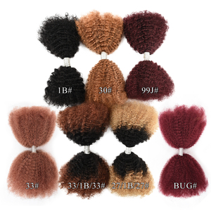 Originea Afro Kinky Bulk, Paquetes de Cabello Humano Virgen para Extensiones de Crochet, Trenzas y Rastas, Venta al por Mayor, 16 pulgadas - Product Image 4