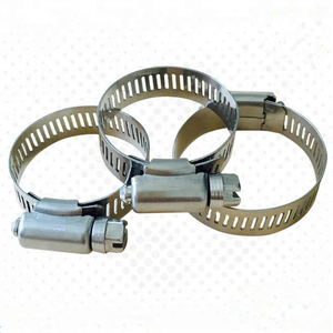 Collier <span class=keywords><strong>de</strong></span> serrage robuste réglable en acier inoxydable 304 pour raccords <span class=keywords><strong>de</strong></span> tuyauterie et flexibles américains - Product Image 5