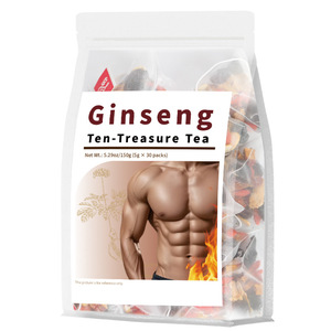 Tisana Naturale al Ginseng <span class=keywords><strong>Dieci</strong></span> Tesori in Bustine per la Vitalità Maschile - Product Image 1