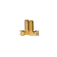 Connecteur coaxial SMA-KWE d'usine, connecteur SMA PCB de 20 mm, connecteur SMA femelle à angle droit