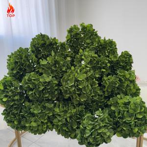 CM-DC005大连樱桃畅销书人造花单头真丝深绿色绣球花婚礼 - Product Image 1