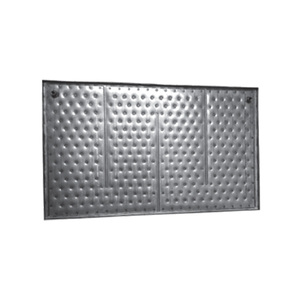 Plaque d'oreiller personnalisée Immersion Clamp-on Application Ice Banker Réfrigération SS304 Double relief Plaque d'oreiller de soudage <span class=keywords><strong>au</strong></span> laser - Product Image 4