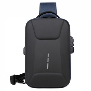 Bolso Bandolera de Nailon Oxford Impermeable de Moda, Antirrobo, con Cierre de Cremallera, Logotipo Personalizado, USB, para Deportes al Aire Libre - Product Image 1