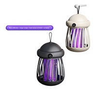 Nouvelle Lampe Anti-Moustiques Électrique Intelligente Rechargeable pour Intérieur, Répulsif à Choc Électrique, Couverture 11-20m² pour Chambre, Maison, Extérieur