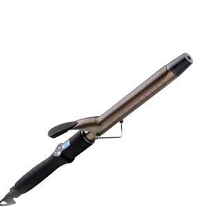 2022 Professional Hot Selling Custom LCD Display Salon Rotating Hair Curling Iron Titanium Barrel Hair Curler