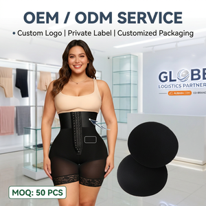 <b>Butt</b> Lifter Control Brief Shapewear Full Hip Lifting Body Shaping Pants with <b>Padded</b> Buttocks Seamless Nylon/Cotton Material - Product Image 2