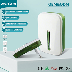 Apartamento Village Durable Pantalla <span class=keywords><strong>de</strong></span> temperatura Timbre <span class=keywords><strong>de</strong></span> puerta 51 Tonos AC 110-220V UE Reino Unido EE. UU. AU Enchufe Timbre inalámbrico digital - Product Image 1