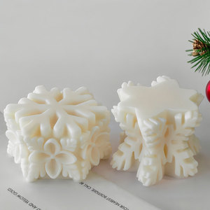 Molde de Silicona para Velas con Forma de Copo de Nieve Navideño, para Decoración, Aromaterapia, Manualidades 3D, No Tóxico y Ecológico, Venta al Por Mayor - Product Image 2