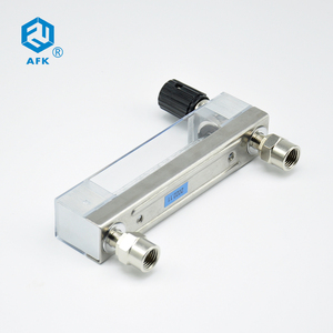 Glass <strong>Rotameter</strong> Aire 0 To 20 Lpm Fit 6mm <strong>Tube</strong> O.D N2 Nitrogen Flowmeter <strong>Rotameter</strong> With Connector - Product Image 1
