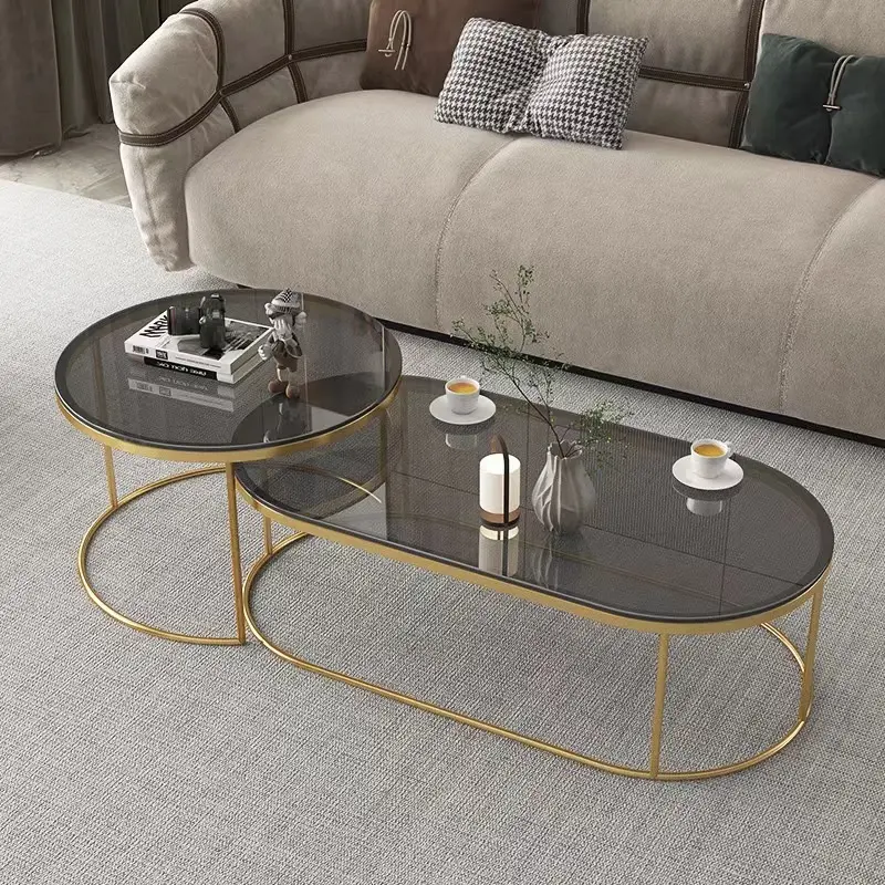 Casa Furniture Factory Hot Sale 120cm Estilo Moderno Cinza Cor Natural mármore quadrado Mesa De Café Com Preço Baixo