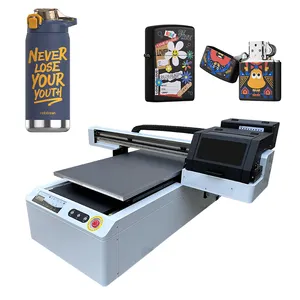 JESI 6090 mesin cetak Flatbed LED UV A1 casing telepon Printer dengan 3 kepala XP600 Impresora UV Plana Inkjek Printer UV