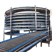 Convoyeur à spirale hélicoïdale en acier inoxydable de haute qualité pour ligne de production