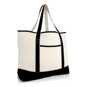 Elegance yeni şık lüks çanta Tote tek kollu çanta bayan çanta satış pamuk ipi kolu müşteri logosu özelleştirilebilir açık üst
