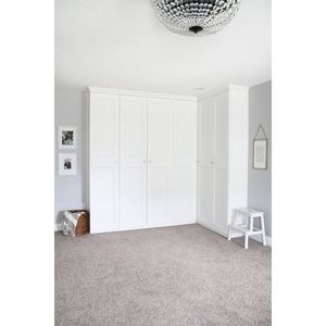 Armoire multifonctionnelle Optima avec porte-<span class=keywords><strong>pantalon</strong></span> coulissant et étagère à chaussures <span class=keywords><strong>pour</strong></span> grand placard de rangement de chambre à coucher - Product Image 6