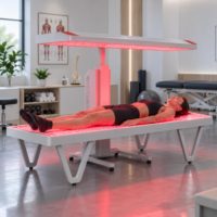 Magique Power Nouveau Système de Panneaux de Thérapie par Lumière Rouge à 4 Ondes et Haute Irradianse pour Corps Entier, pour Cliniques Chiropratiques et Spas, Lit de Thérapie Corporelle Complète