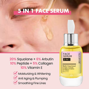 5 ב 1 טיפוח העור מוצרי עור מולטי רטינול ויטמין c הלבנה אנטי אייג 'ינג להפחית קמטים עור הפנים הסרום תווית פרטית - Product Image 4