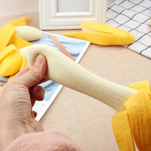Divertido juguete antiestrés de malta de plátano para amasar y pelar, herramienta para aliviar el estrés en el trabajo, juguete de control de fuerza para tirar y descomprimir. - Product Image 3