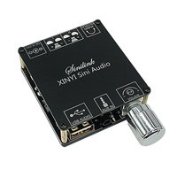 XY-C50L XINYI Sini - Placa Amplificadora de Potencia Digital Estéreo con Bluetooth, 50 W, Doble Canal, Ajuste Continuo de 360 Grados