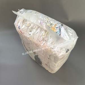 Trapos de Algodón Blancos Estampados de Alta Resistencia al Desgarro para Limpieza Industrial, Alta Absorción de Aceite - Product Image 1