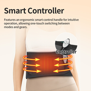 Kain rajut bahan stabil termal sabuk pijat dinamis tulang belakang pintar fungsi musik pemanasan isi ulang 2000mAh pinggang - Product Image 6