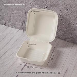 Envases de Alimentos Desechables Rectangulares Biodegradables de Pulpa de Caña de Azúcar Ecológicos de 500 ml, 650 ml, 750 ml, 850 ml y 1000 ml - Product Image 5
