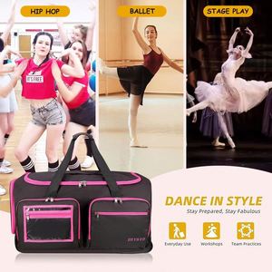 Échantillon gratuit : Sac de danse pliable sur roulettes avec porte-vêtements intégré, sac de compétition de danse amélioré, sac de voyage à roulettes - Product Image 5
