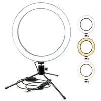 Lampu Cincin Swafoto Ponsel Berkualitas Tinggi dengan Rgb