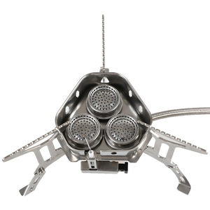 Duurzame, lichtgewicht, draagbare dubbele gasbrander van roestvrij staal, 1L capaciteit, geschikt voor alle seizoenen, voor buitenpicknicks & wandelingen - Product Image 5