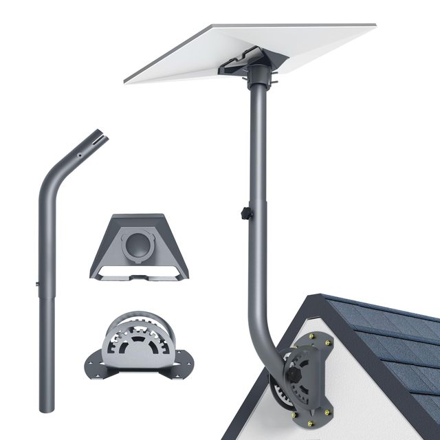 Hot Selling Starlink Gen 3 Heavy Duty Stainless Steel 180 Adjustable Multi-Angle Pivot Wall Mounting Kit with Pipe Adapter