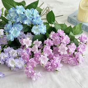 Begonia jasmin fleurs artificielles haut de gamme Faux Arrangement floral pour salon Table salle à manger décor - Product Image 3