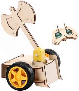 Kit de puzzle en bois pour enfants, jouet éducatif à monter soi-même, ensemble de robots de combat - Product Image 2