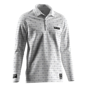 T-shirt à manches longues en sublimation ODM pour homme, style polo, idéal pour le golf - Product Image 3