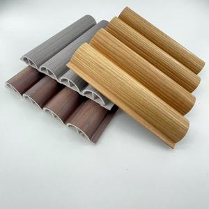 Grille moderne d'intérieur Great Wall, grille <span class=keywords><strong>demi</strong></span>-circulaire, décoration, revêtement, panneau WPC, revêtement de canal, grille cannelée, <span class=keywords><strong>planche</strong></span> cannelée - Product Image 5