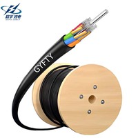 Cable de Fibra Óptica GYFTY de Alta Resistencia al Agua G652D G657A OM3 OM4