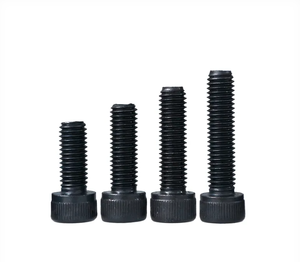 Parafusos Sextavados de Aço Inoxidável Zincado Preto Grau 8.8 M8 M10 Totalmente Roscados com Porcas e Arruelas - Product Image 3