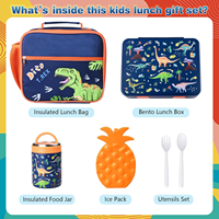 Boîte à lunch bento pour enfants sans BPA personnalisée, option de rentrée des classes OEM/ODM