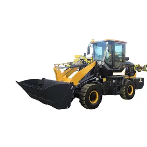 Shantui mesin konstruksi Mini 0.6ton Wheel Loader L06 dengan pisau salju untuk dijual