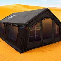 Tente pneumatique Tente de camping Oxford Cloth Pod Portable Hiking Folding Outdoor Waterproof Large Family Glamping Capsule Tente gonflable